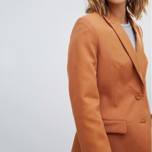 Stradivarius Cognac Brown Blazer XL - Picture 4 of 4